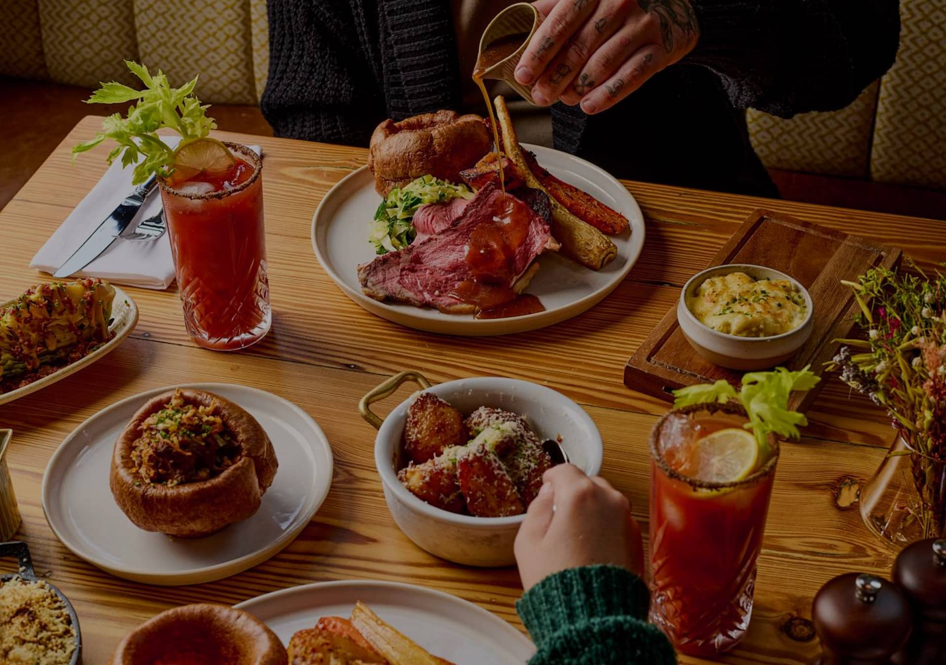 Sunday Roast and Bloody Marys